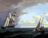 Sailing Ships Collection (28) - Whaler off the Vineyard-Outward Bound - Van-Go Paint-By-Number Kit