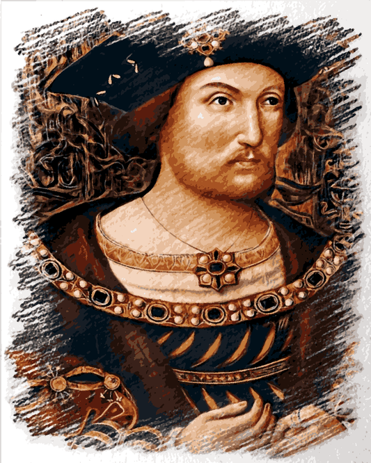 Royal Portrait PD (18) - King Henry VIII of England - Van-Go Paint-By-Number Kit