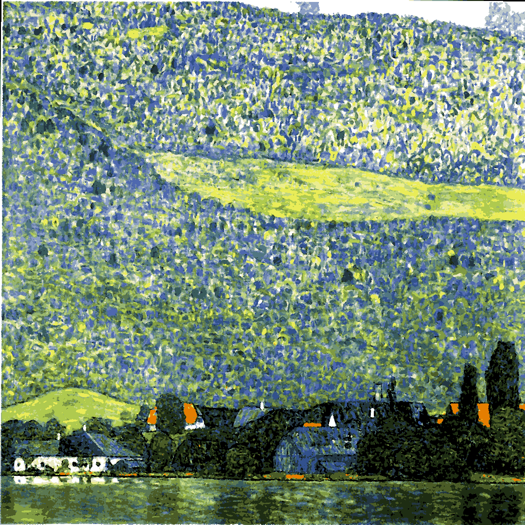 Gustav Klimt Collection PD (29) - Litzlberg am Attersee - Van-Go Paint-By-Number Kit