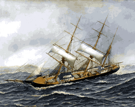 Sailing Ships Collection PD (2) - Sailing Ship St. Mary - Van-Go Paint-By-Number Kit