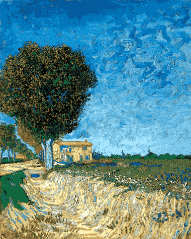 Vincent Van Gogh OD (2) - A Lane near Arles - Van-Go Paint-By-Number Kit