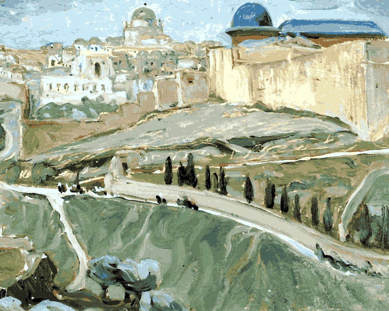 Jerusalem Collection PD (2) - By Jerusalem - Van-Go Paint-By-Number Kit