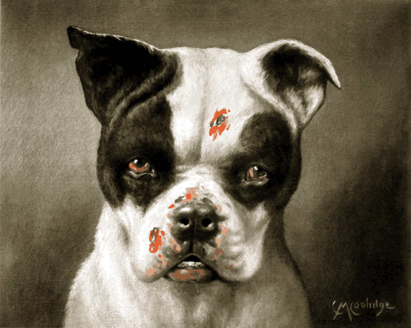 Cassius Marcellus Coolidge Collection (2) - I'm a bad dog - Van-Go Paint-By-Number Kit