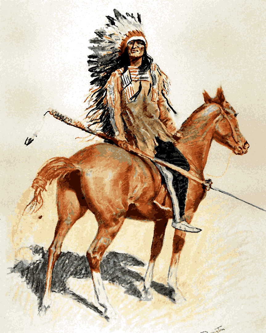 Native Americans Collection PD (30) - Sioux Chief - Van-Go Paint-By-Number Kit