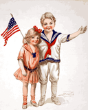 WW1 Collection (30) - Our daddy is fighting at the front for you - Van-Go Paint-By-Number Kit