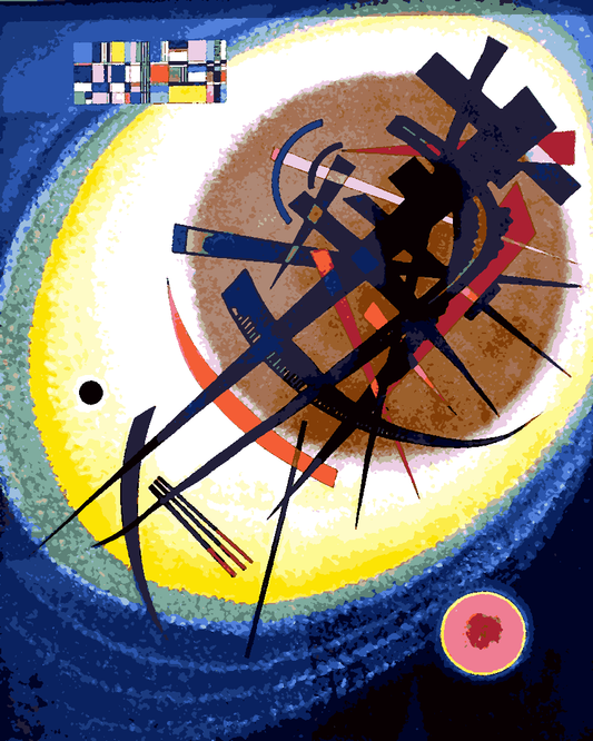 Wassily kandinsky Collection PD (31) - In the Bright Oval - Van-Go Paint-By-Number Kit
