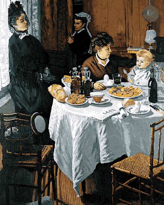 Claude Monet PD (32) - The Luncheon - Van-Go Paint-By-Number Kit