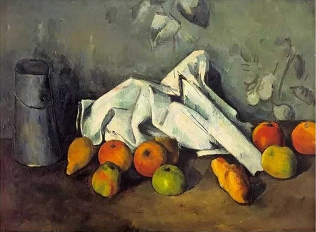 Milk Can and Apples by Paul Cezanne - Van-Go Paint-By-Number Kit