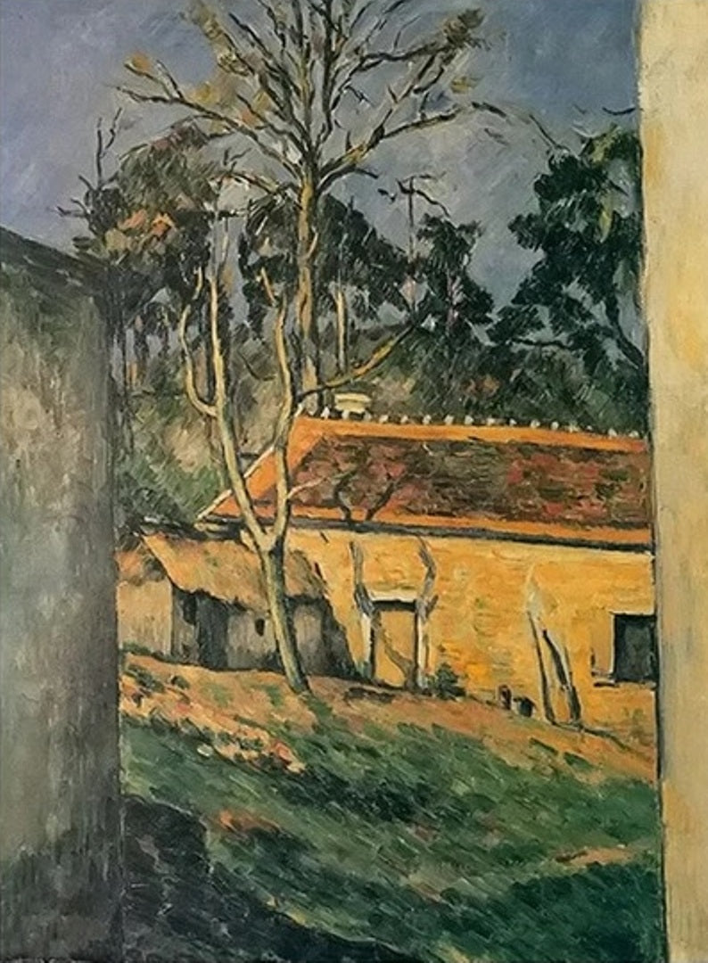 Cour de Ferme (Farmyard) by Paul Cezanne - Van-Go Paint-By-Number Kit