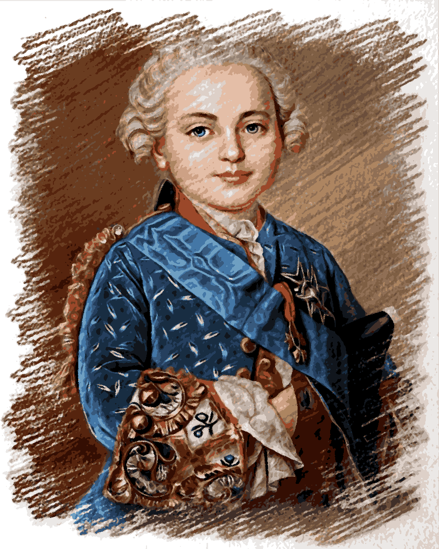Royal Portrait PD (61) - Louis XVI of France as a child - Van-Go Paint-By-Number Kit