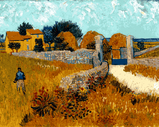 Vincent Van Gogh PD (38) - Farmhouse in Provence - Van-Go Paint-By-Number Kit