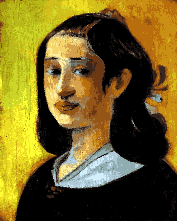 Famous Portraits (44) - Portrait of Aline Gauguin by Paul Gauguin - Van-Go Paint-By-Number Kit