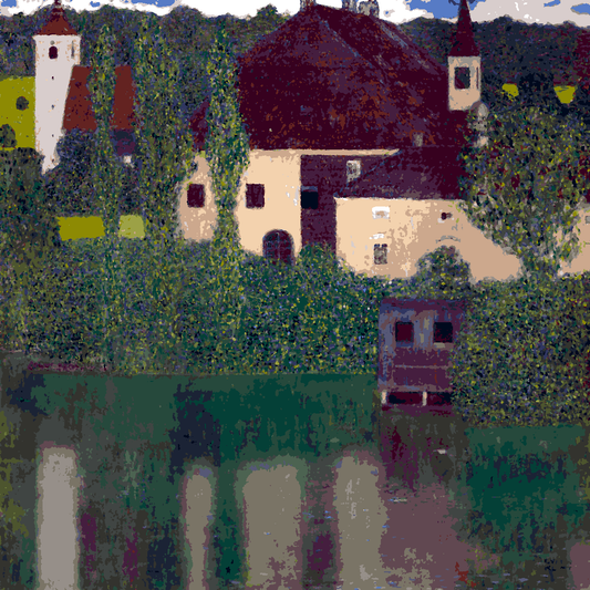 Gustav Klimt Collection PD (45) - Water Castle - Van-Go Paint-By-Number Kit