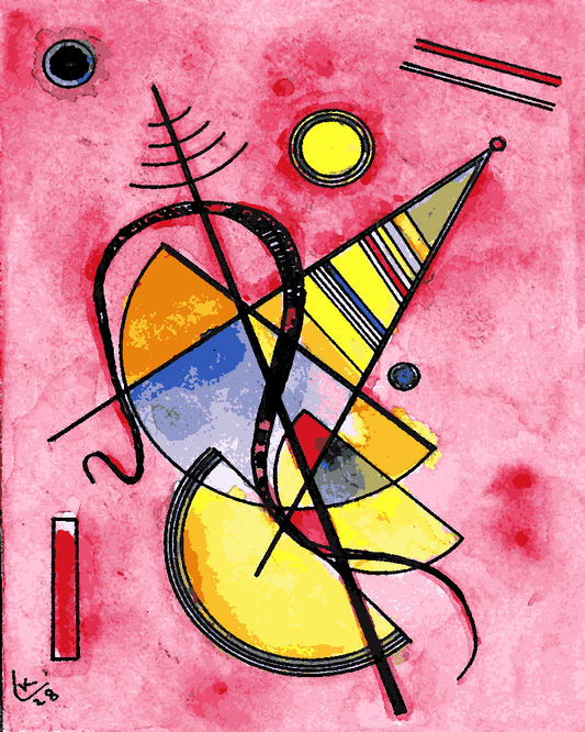 Wassily kandinsky Collection PD (46) - Untitled - Van-Go Paint-By-Number Kit