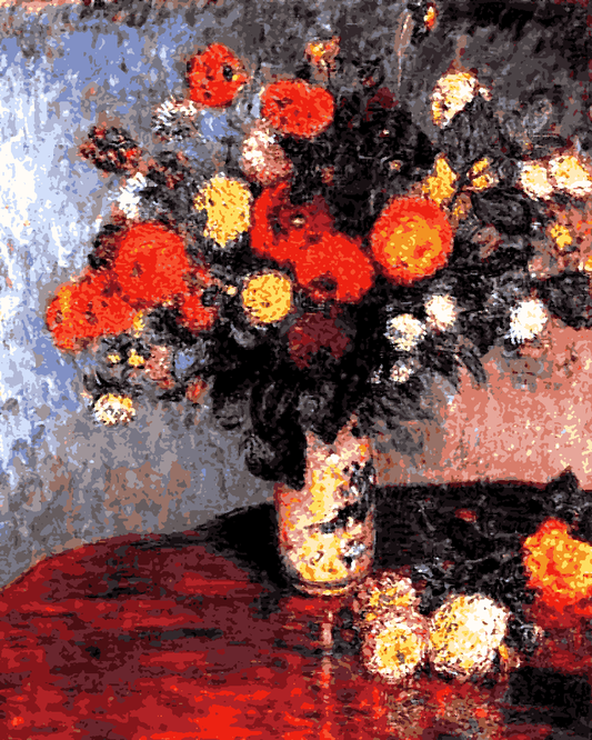 Claude Monet PD (47) - Dahlias - Van-Go Paint-By-Number Kit