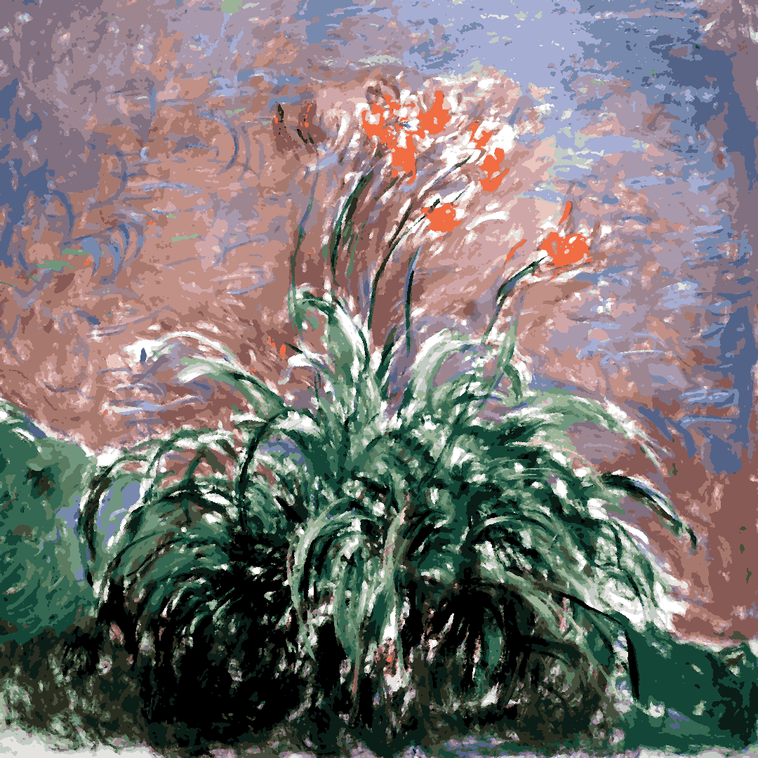 Claude Monet PD (48) - Day Lilies - Van-Go Paint-By-Number Kit