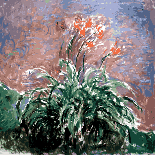 Claude Monet PD (48) - Day Lilies - Van-Go Paint-By-Number Kit