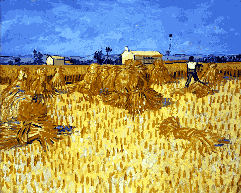 Vincent van Gogh Collection (49) - Harvest in Provence - Van-Go Paint-By-Number Kit