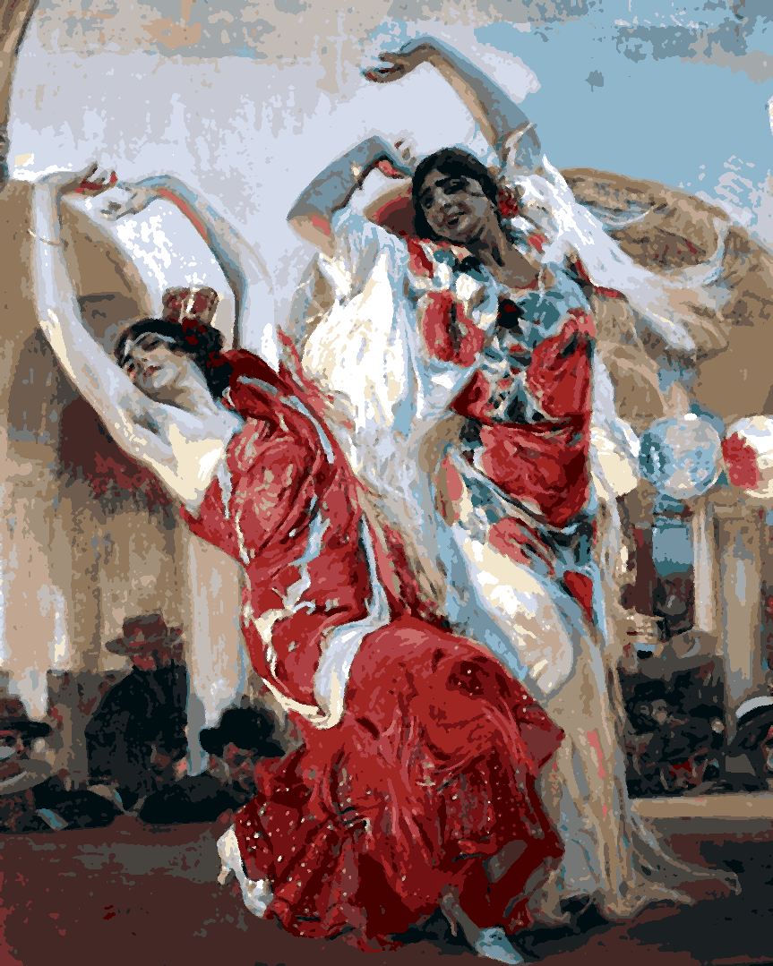 Spanish Dancer Collection PD (4) - by Joaquín Sorolla - Van-Go Paint-By-Number Kit