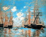Claude Monet OD (50) - De haven het Amsterdam - Van-Go Paint-By-Number Kit