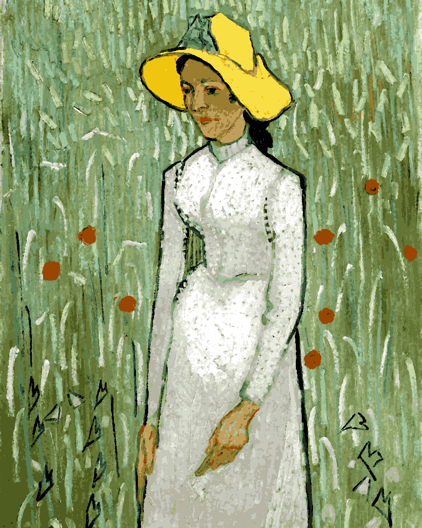 Vincent Van Gogh PD (51) - Girl in White - Van-Go Paint-By-Number Kit