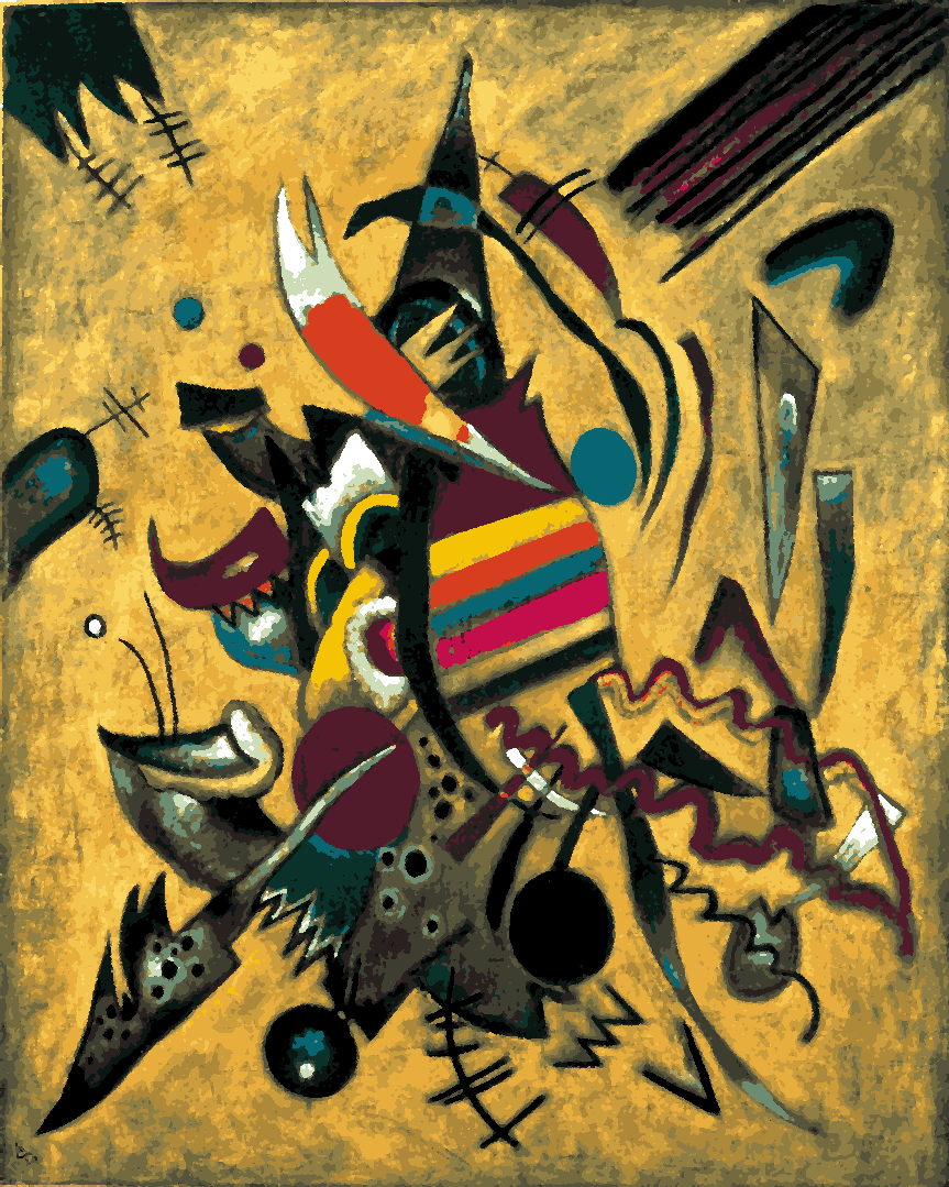 Wassily kandinsky Collection PD (51) - Points - Van-Go Paint-By-Number Kit