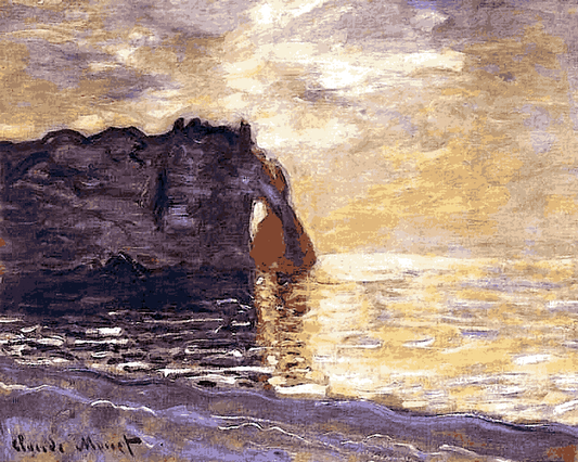 Claude Monet PD (53) - Etretat End of the Day - Van-Go Paint-By-Number Kit