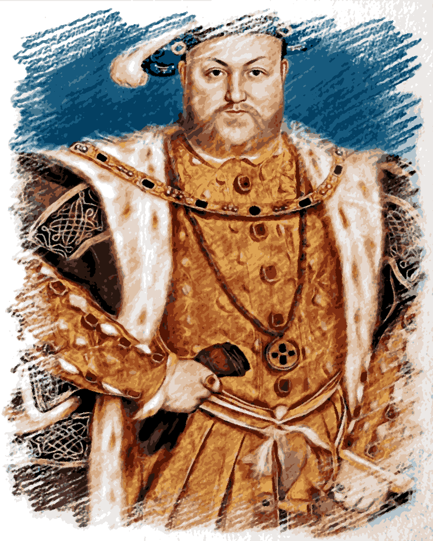 Royal Portrait PD (17) - King Henry VIII of England - Van-Go Paint-By-Number Kit