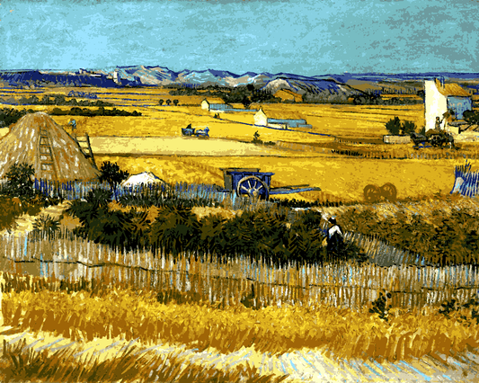 Vincent Van Gogh PD (57) - Harvest at La Crau - Van-Go Paint-By-Number Kit