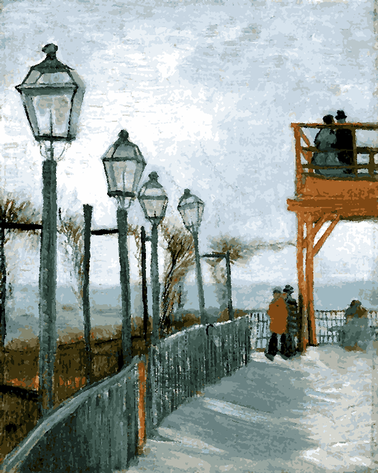 Vincent van Gogh Collection (59) - Montmartre near the upper mill - Van-Go Paint-By-Number Kit