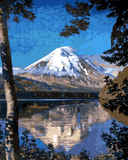 Vintage Travel Poster Collection (59) - Mount St Helens - Van-Go Paint-By-Number Kit