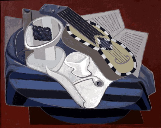 Juan Gris Collection PD (5) - Guitar with inlays - Van-Go Paint-By-Number Kit
