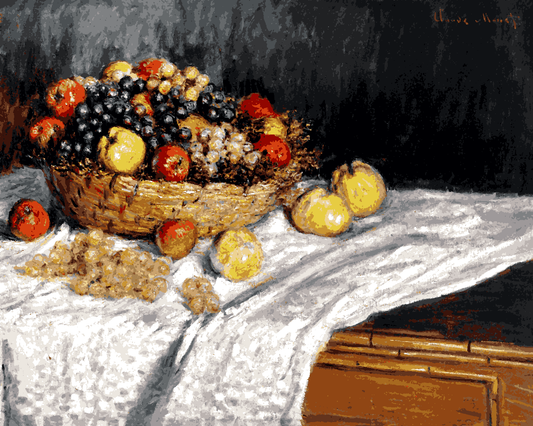 Claude Monet PD (5) - Apples and Grapes - Van-Go Paint-By-Number Kit