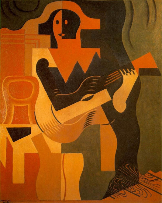 Juan Gris Collection PD (6) - Harlequin with Guitar - Van-Go Paint-By-Number Kit