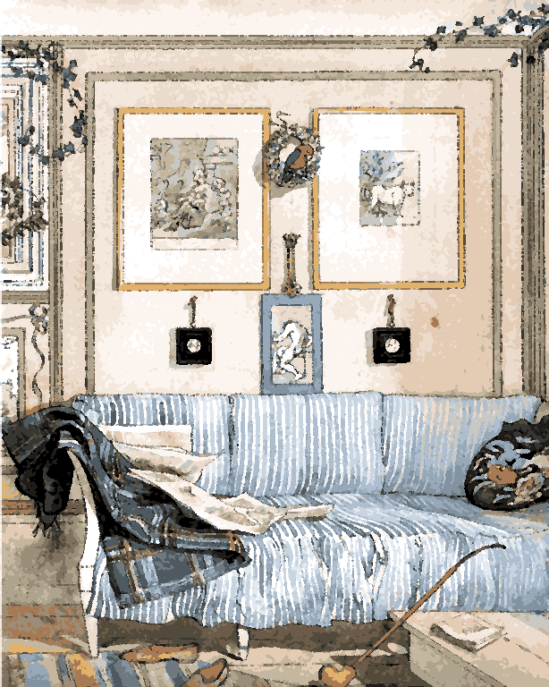 Interior by Carl Larsson (60) - Van-Go Paint-By-Number Kit
