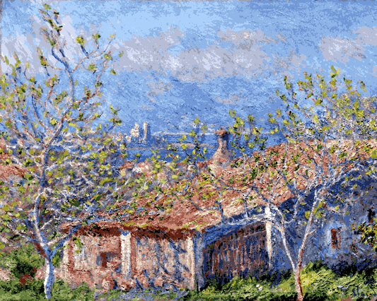 Claude Monet PD (66) - Gardener's House at Antibes - Van-Go Paint-By-Number Kit