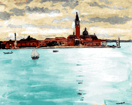 Venice, Italy Collection PD (69) - San Giorgio by  Albert Marquet - Van-Go Paint-By-Number Kit