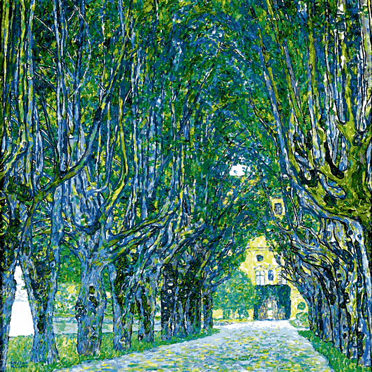 Gustav Klimt Collection PD (6) - Avenue in the Park of Schloss Kammer - Van-Go Paint-By-Number Kit