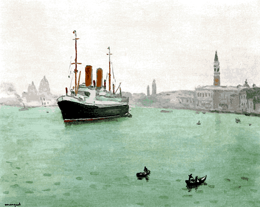 Venice, Italy Collection PD (6) - The Liner by Albert Marquet - Van-Go Paint-By-Number Kit