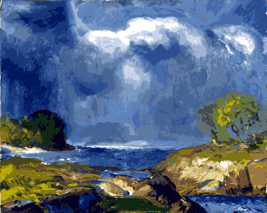 Storm Collection PD (6) - The Coming Storm by George Bellows - Van-Go Paint-By-Number Kit