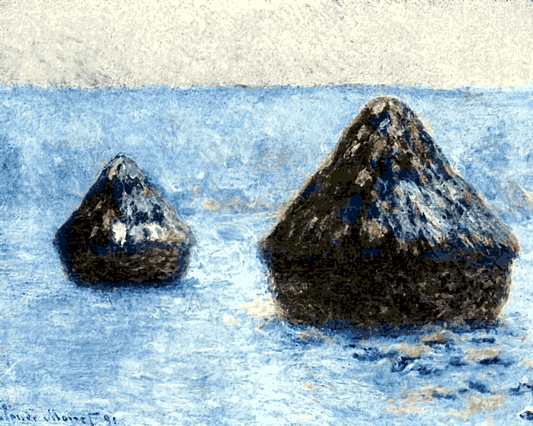 Claude Monet PD (70) - Grainstacks Winter - Van-Go Paint-By-Number Kit