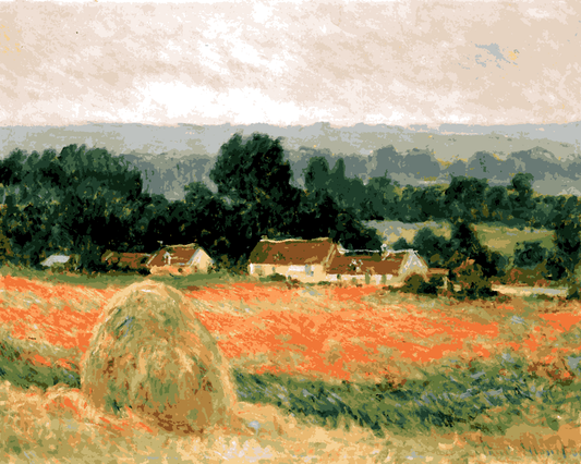 Claude Monet PD (72) - Haystack at Giverny - Van-Go Paint-By-Number Kit