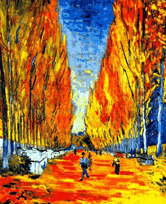 Vincent Van Gogh PD (75) - Les Alyscamps - Van-Go Paint-By-Number Kit