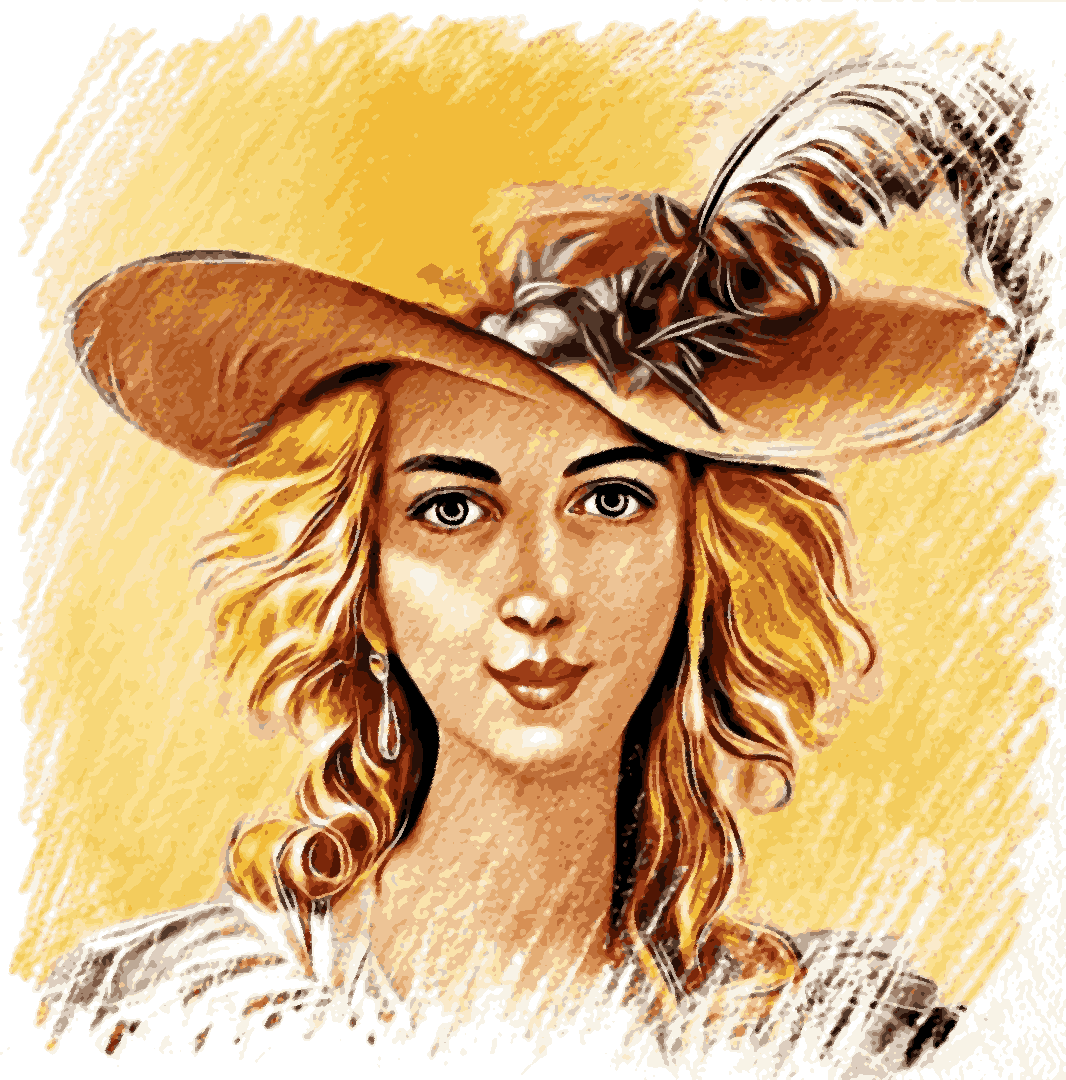 Self portrait in a Straw Hat by Elisabeth Louise Vigée-Lebru PD (7) - Van-Go Paint-By-Number Kit