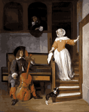 Cello Collection (7) - The Cello Player by Gabriel Metsu - Van-Go Paint-By-Number Kit