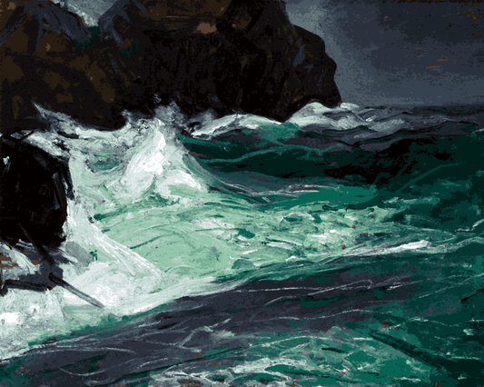 Storm Collection PD (7) - Storm Sea by George Bellows - Van-Go Paint-By-Number Kit
