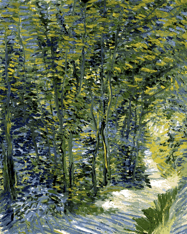 Vincent Van Gogh OD (82) - Path in the Woods - Van-Go Paint-By-Number Kit