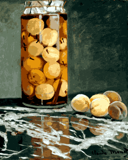 Claude Monet PD (83) - Jar of Peaches - Van-Go Paint-By-Number Kit