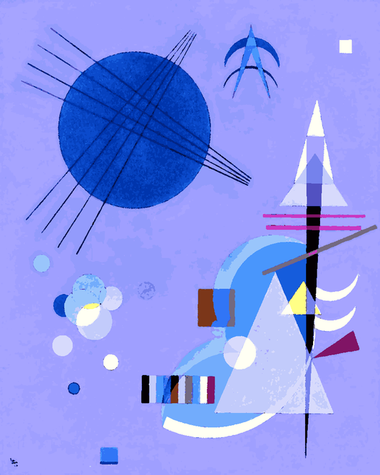 Wassily kandinsky Collection PD (83) - Violet - Van-Go Paint-By-Number Kit