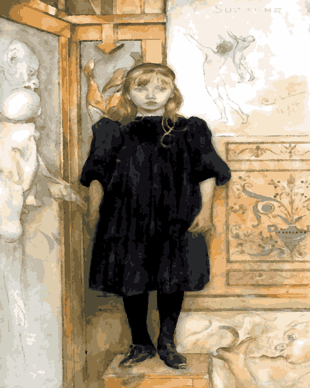 Suzanne by Carl Larsson (84) - Van-Go Paint-By-Number Kit